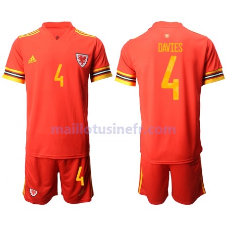 Maillot de Foot Pays de Galles Ben Davies 4 Domicile UEFA EURO 2020 - Enfant Maillot de Foot Pays de Galles Ben Davies 4 Domicile UEFA EURO 2020 - Enfant